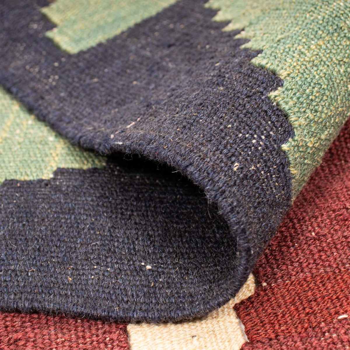 Kelim Carpet - orientalisk matta - 256 x 180 cm - flerfärgad