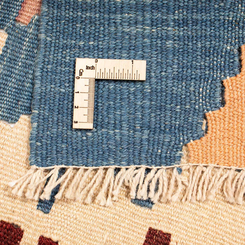 Kelim Carpet - orientalisk matta - 265 x 190 cm - mörkröd