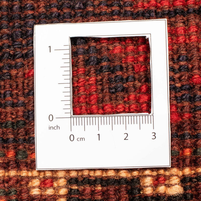 Persisk matta - Nomadic - 305 x 215 cm - mörkröd