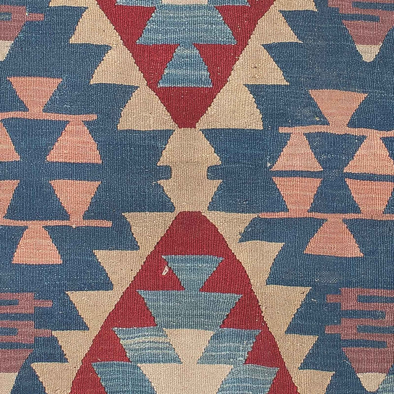 Kelim Carpet - orientalisk matta - 160 x 115 cm - blå