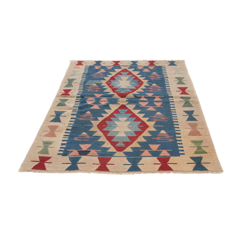 Kelim Carpet - orientalisk matta - 160 x 115 cm - blå