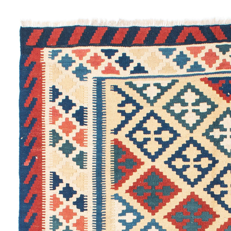 Kelim Carpet - orientalisk matta - 195 x 152 cm - beige