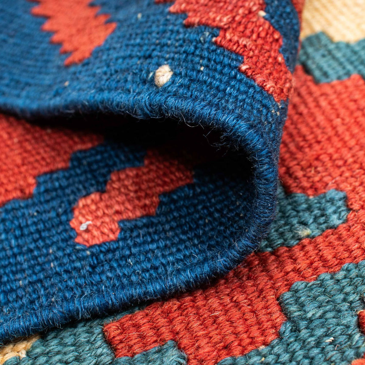 Kelim Carpet - orientalisk matta - 195 x 152 cm - beige