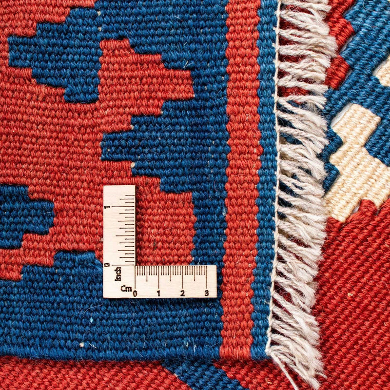 Kelim Carpet - orientalisk matta - 208 x 160 cm - röd