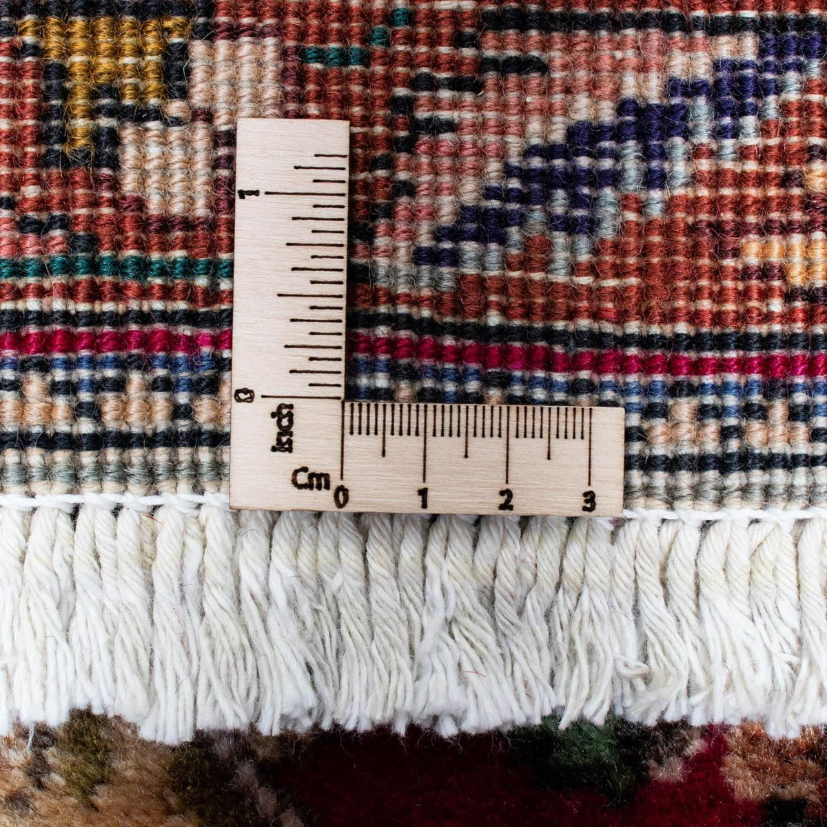 Runner Persisk matta - Tabriz - 385 x 90 cm - mörkröd