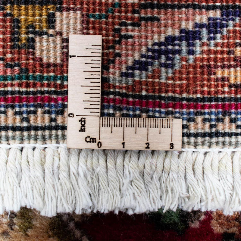 Runner Persisk matta - Tabriz - 385 x 90 cm - mörkröd