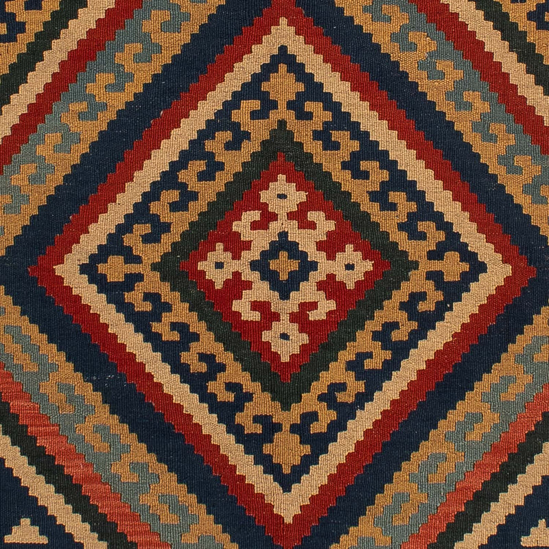 Kelim Carpet - orientalisk matta - 213 x 150 cm - flerfärgad