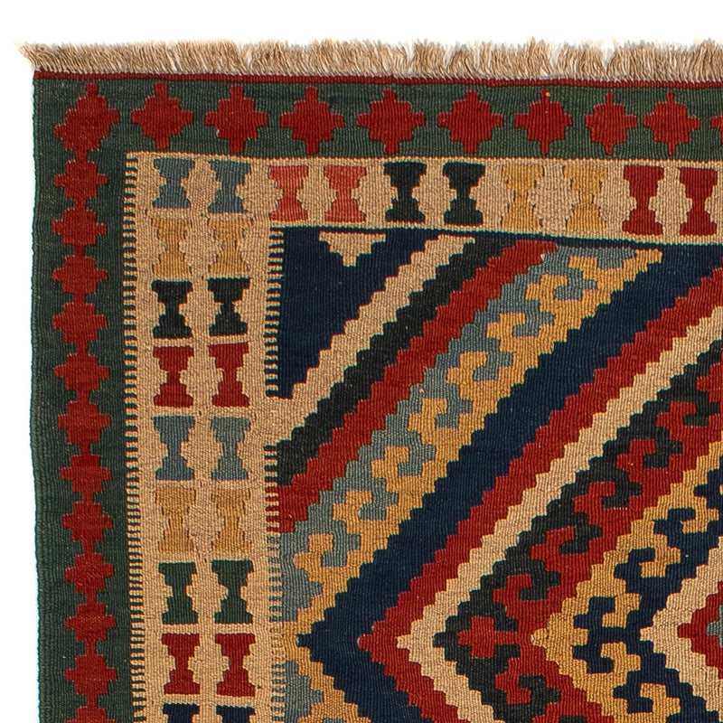 Kelim Carpet - orientalisk matta - 213 x 150 cm - flerfärgad