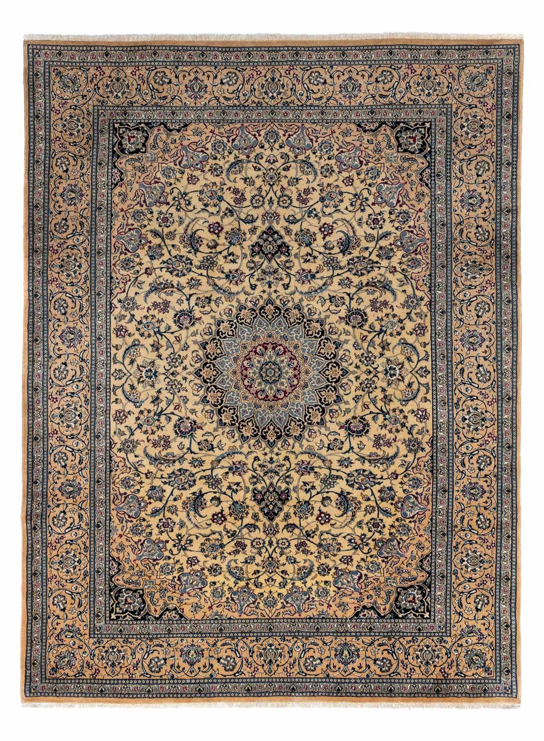 Persisk matta - Nain - Royal - 344 x 245 cm - mörk beige