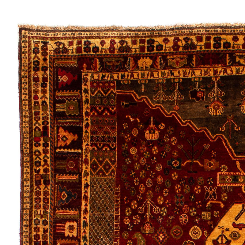 Persisk matta - Nomadic - 290 x 204 cm - mörkröd