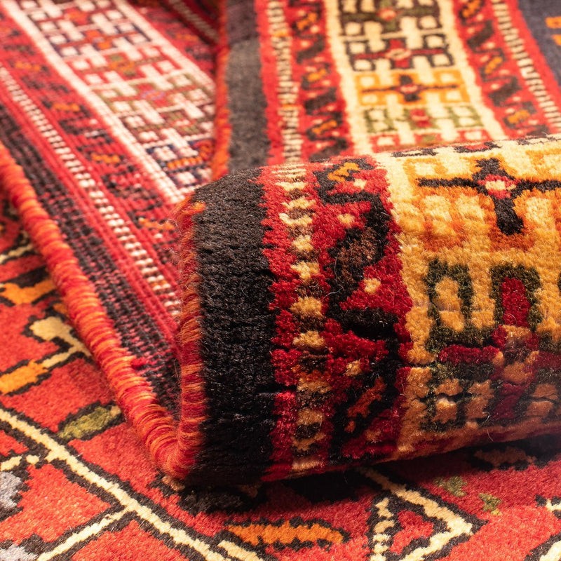 Persisk matta - Nomadic - 290 x 201 cm - mörkröd