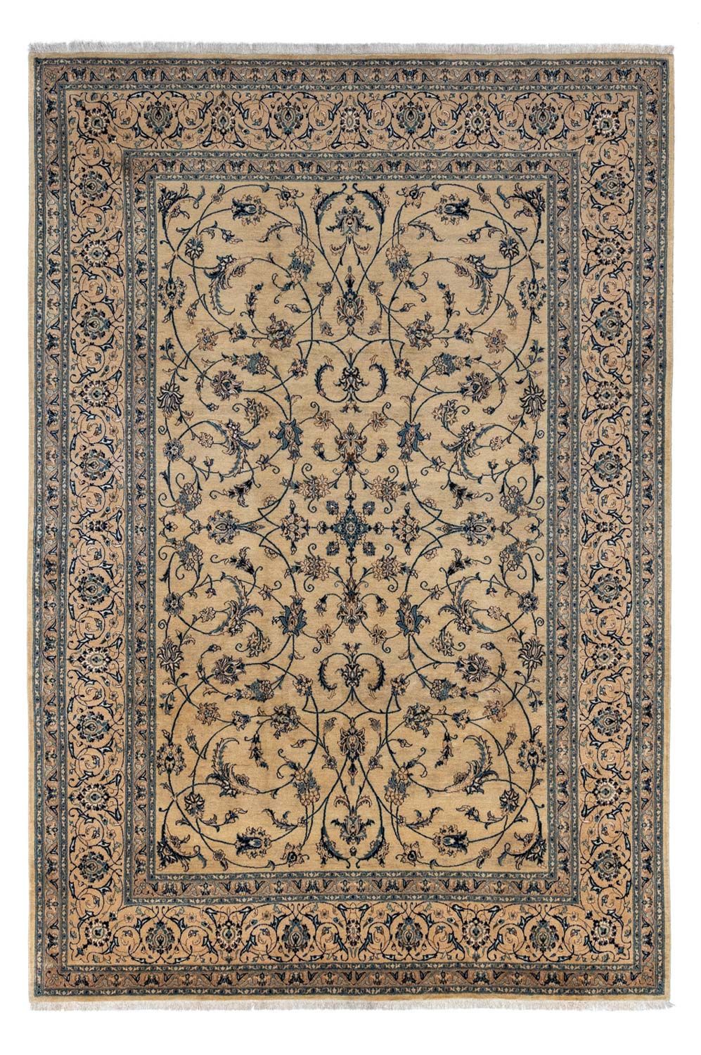 Persisk matta - Nain - Royal - 358 x 247 cm - mörk beige