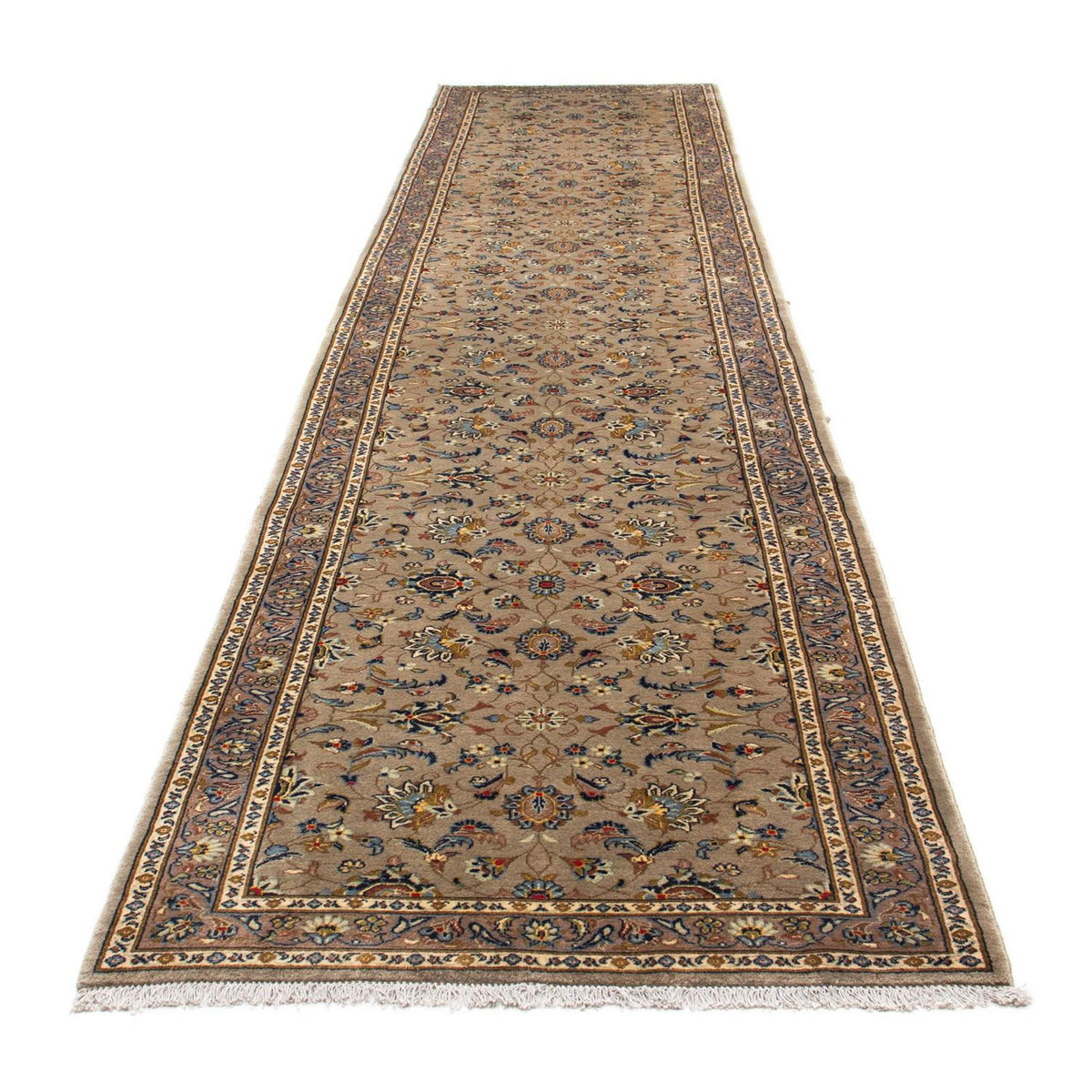 Runner Persiska mattor - Keshan - 503 x 104 cm - beige