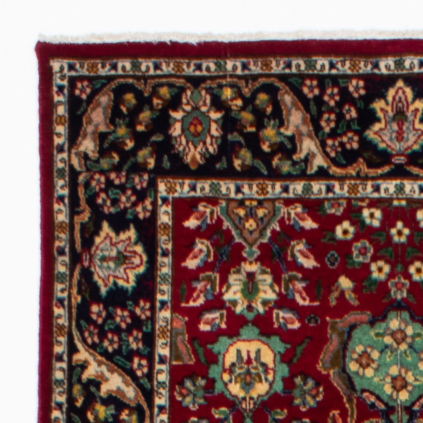 Runner Persisk matta - Tabriz - 265 x 106 cm - mörkröd