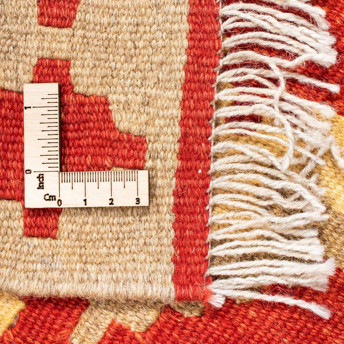 Kelim Carpet - orientalisk matta - 211 x 155 cm - röd