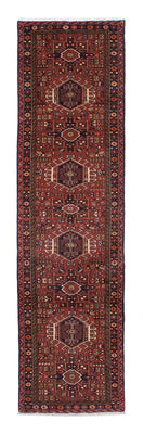 Runner Persisk matta - Nomadic - 297 x 79 cm - mörkröd