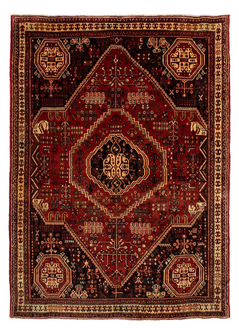 Persisk matta - Nomadic - 281 x 200 cm - mörkröd