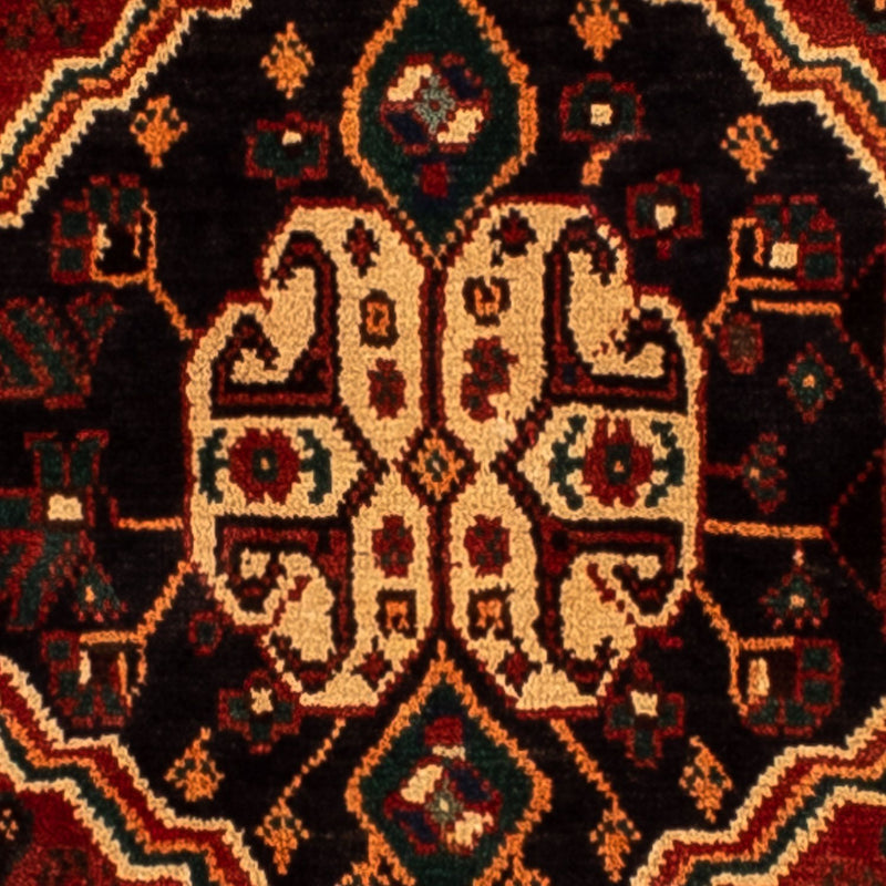 Persisk matta - Nomadic - 281 x 200 cm - mörkröd