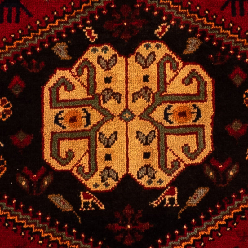 Persisk matta - Nomadic - 310 x 201 cm - mörkröd