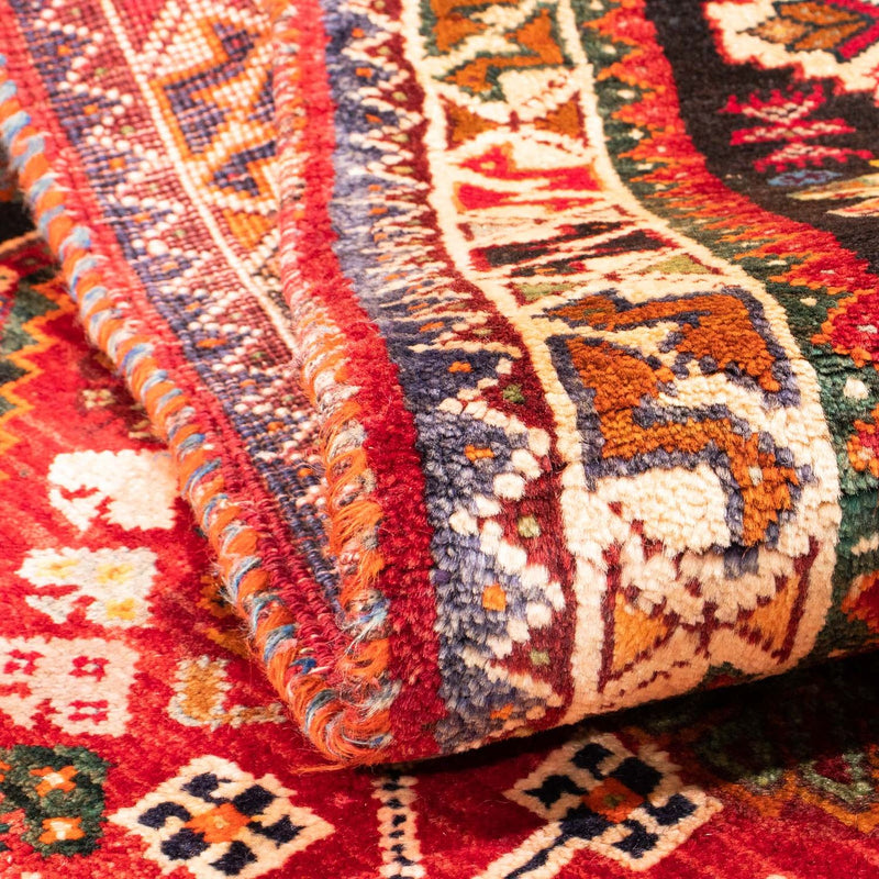 Persisk matta - Nomadic - 171 x 110 cm - mörkröd