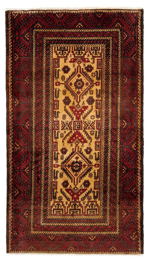 Runner Baluch-matta - 202 x 113 cm - röd