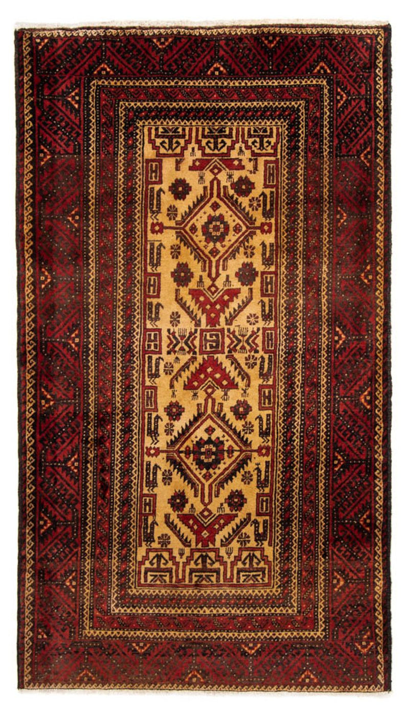 Runner Baluch-matta - 202 x 113 cm - röd