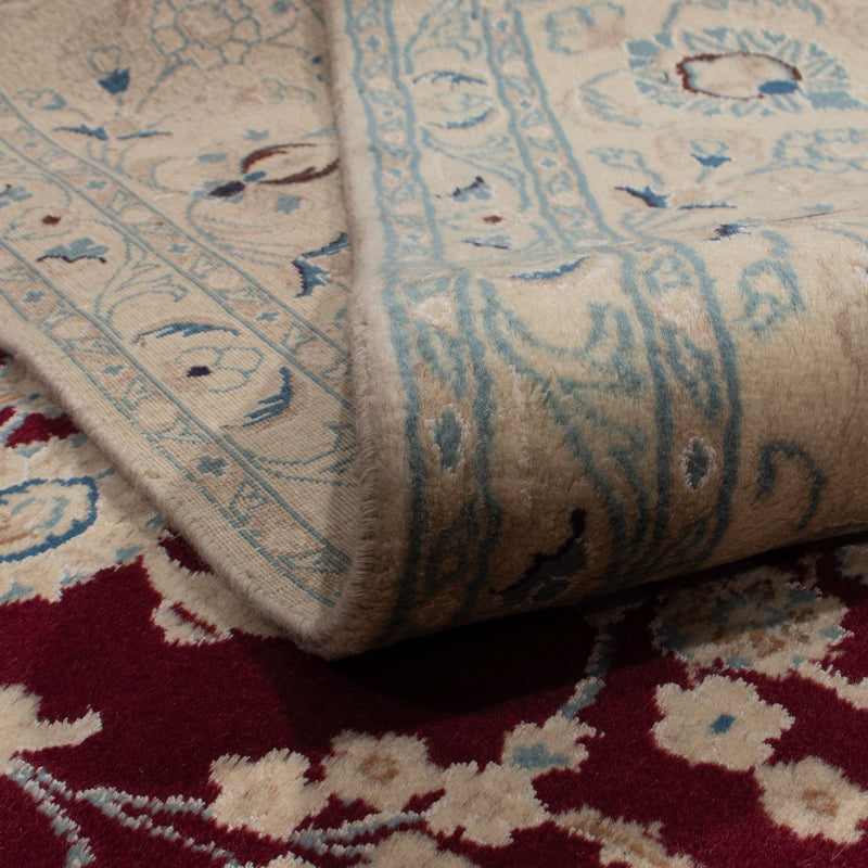 Persisk matta - Nain - 338 x 244 cm - mörkröd