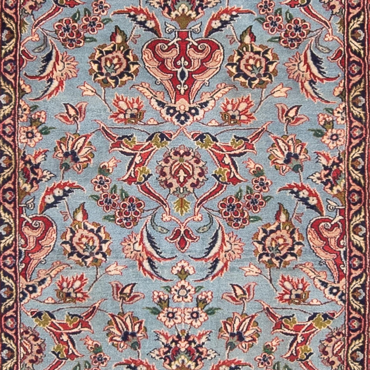 Runner Persisk matta - Isfahan - Premium - 415 x 77 cm - flerfärgad