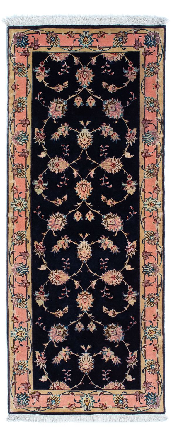 Runner Persisk matta - Tabriz - Royal - 200 x 74 cm - mörkblå