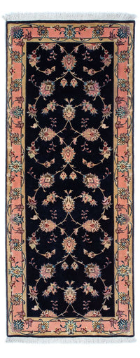 Runner Persisk matta - Tabriz - Royal - 200 x 74 cm - mörkblå