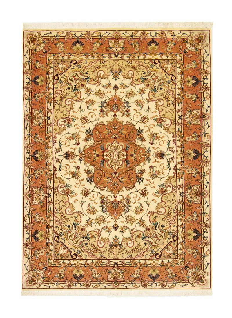 Persisk matta - Tabriz - Royal - 143 x 103 cm - beige