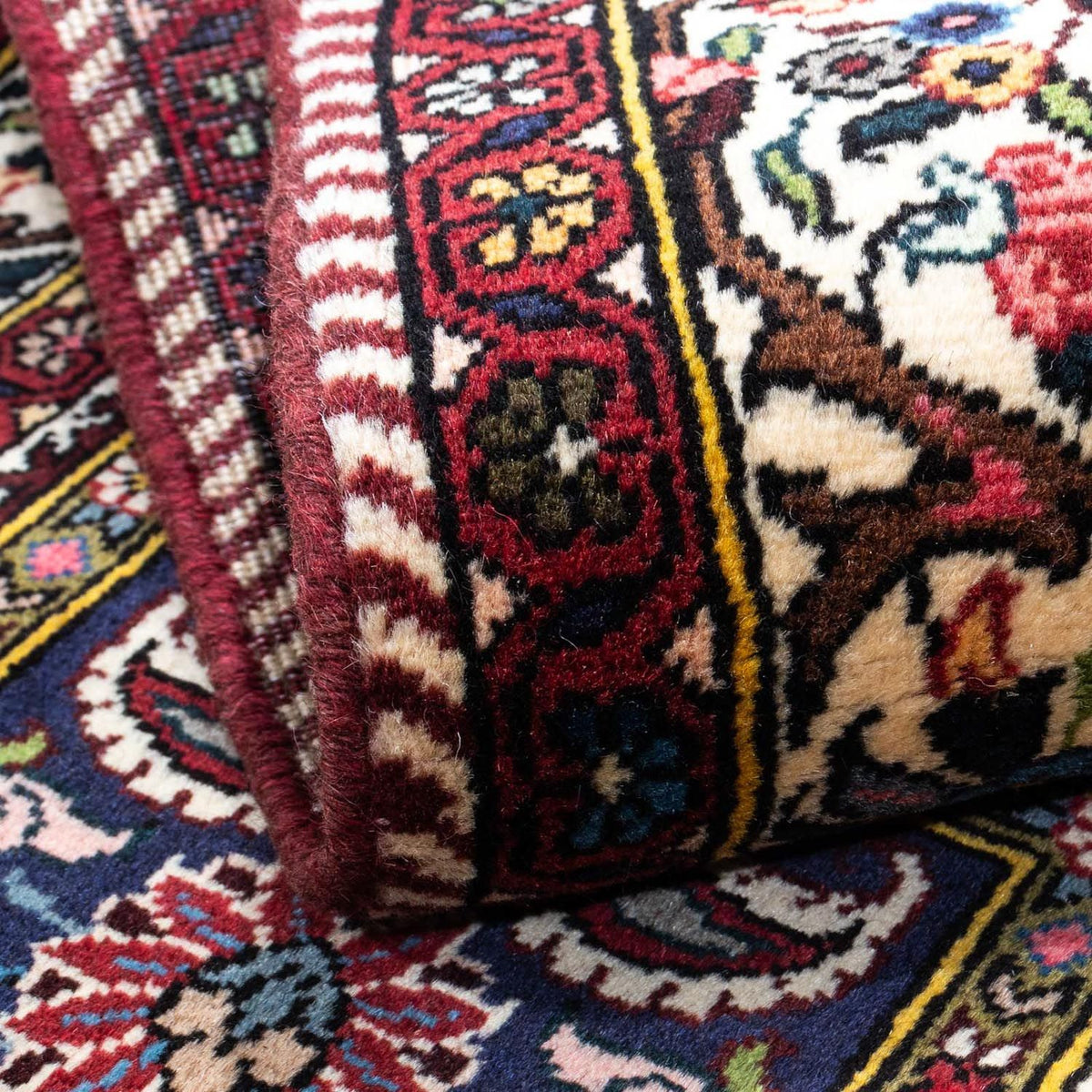 Persisk matta - Nomadic - 158 x 108 cm - mörkblå