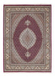 Persisk matta - Tabriz - 208 x 150 cm - mörkröd