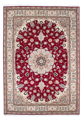 Persisk matta - Tabriz - Royal - 238 x 166 cm - mörkröd