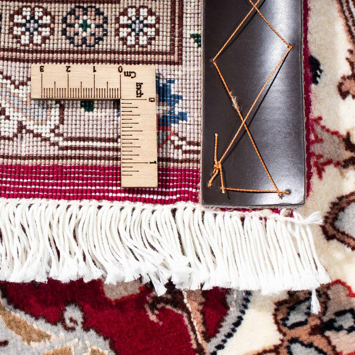 Persisk matta - Tabriz - Royal - 238 x 166 cm - mörkröd