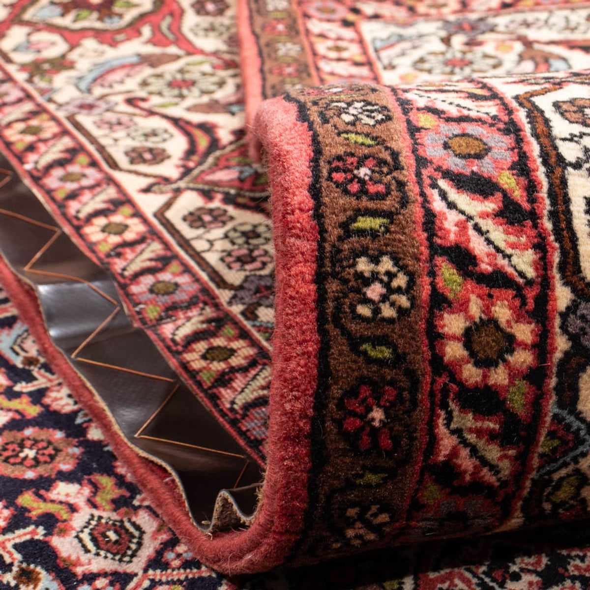 Persisk matta - Bijar - 340 x 252 cm - brun