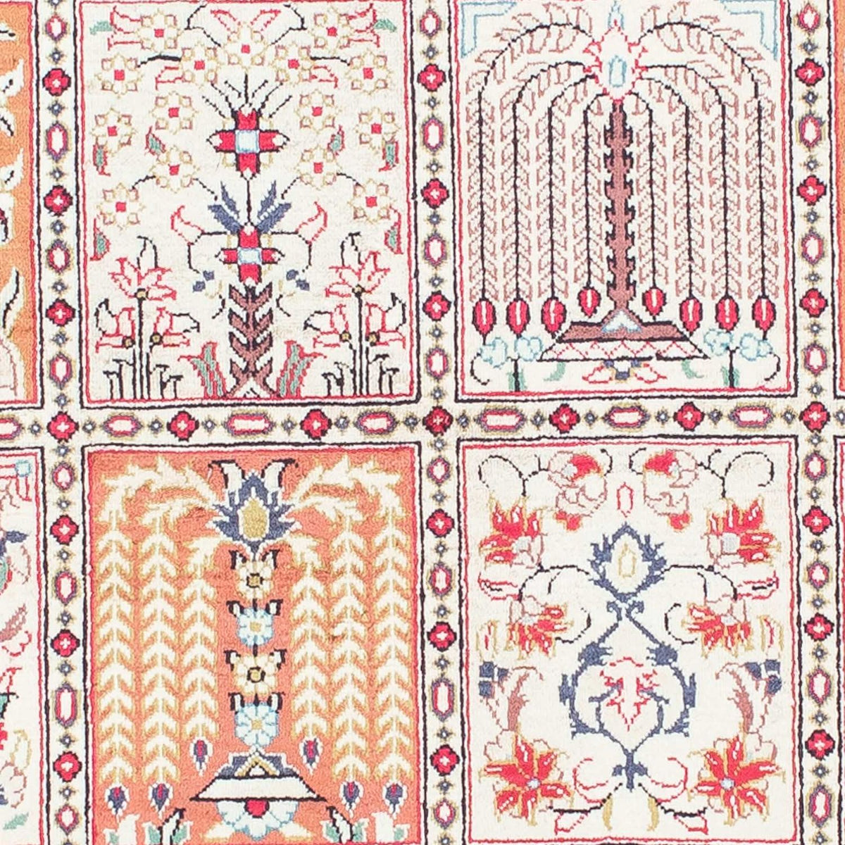 Persisk matta - Ghom - 150 x 100 cm - flerfärgad