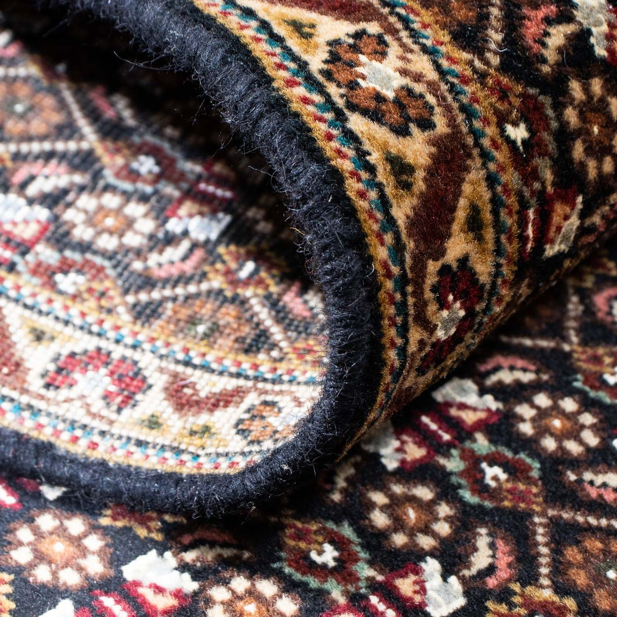 Runner Persisk matta - Tabriz - 204 x 74 cm - mörkblå