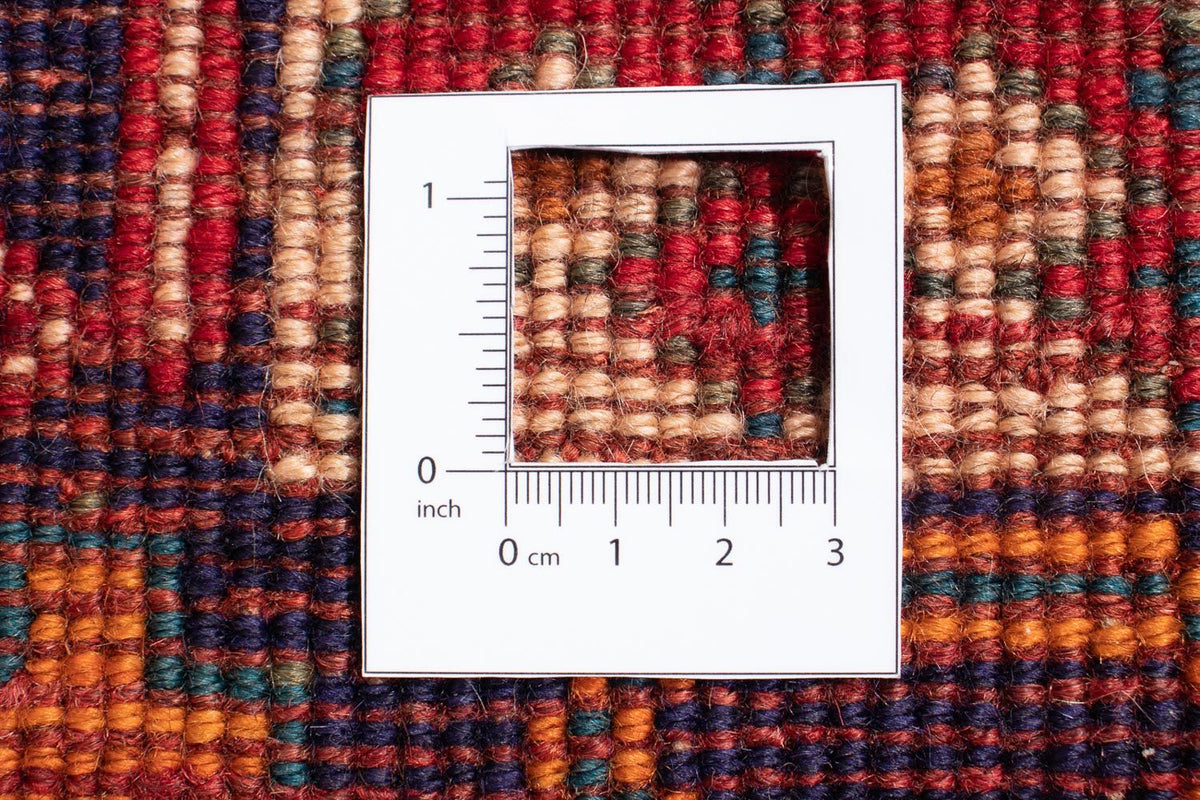 Persisk matta - Nomadic - 282 x 200 cm - mörkröd