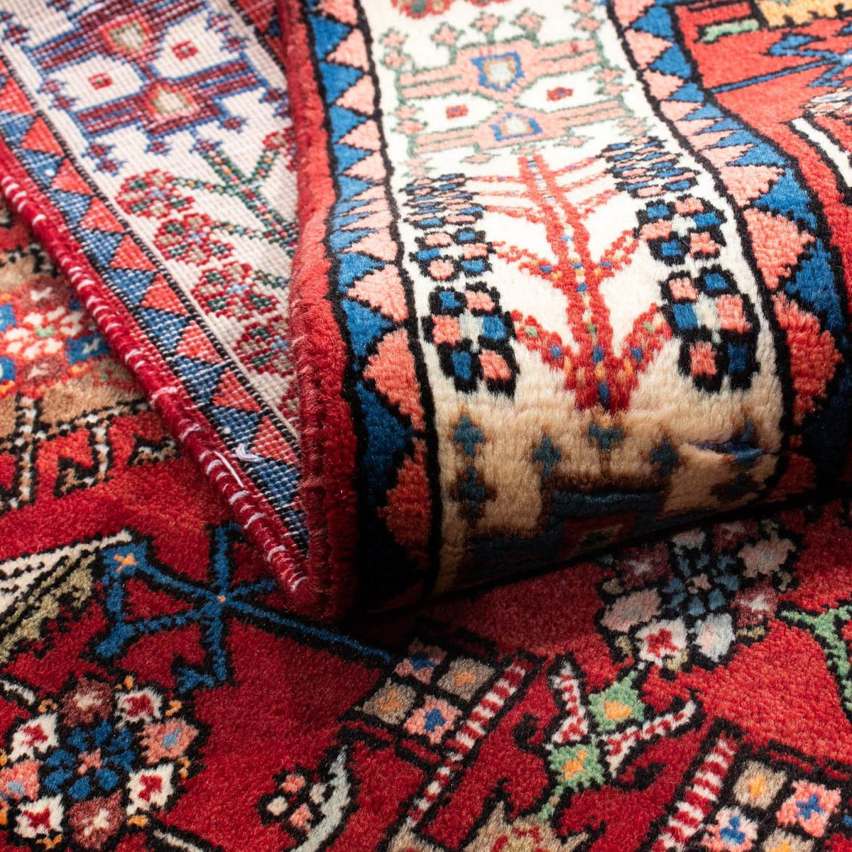 Persisk matta - Nomadic - 155 x 103 cm - mörkröd