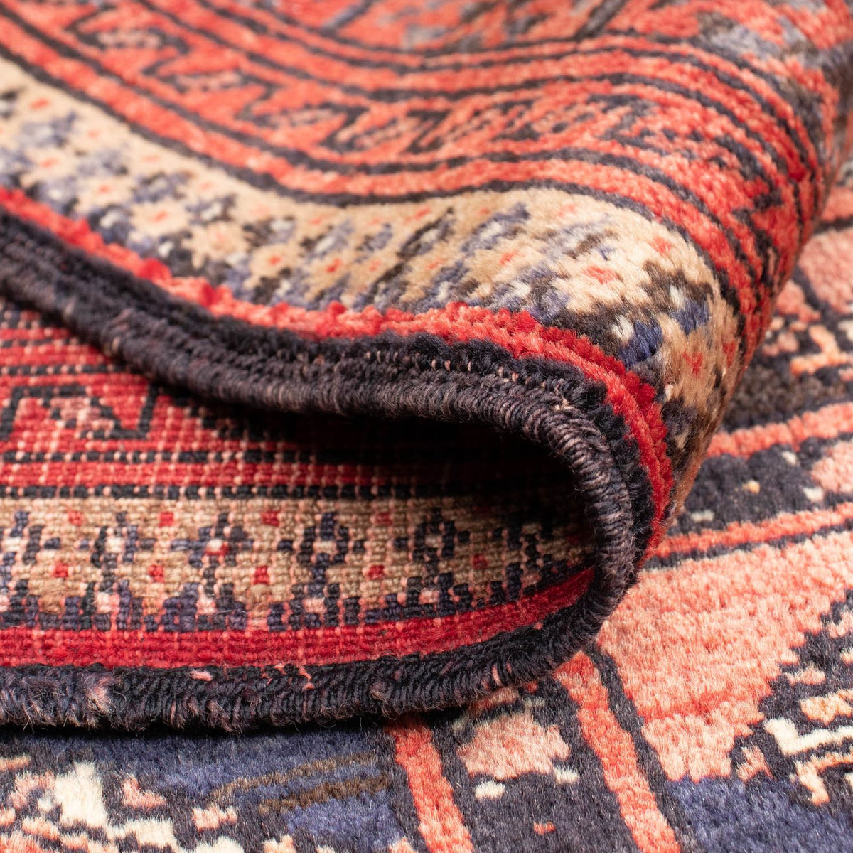 Baluch-matta - 151 x 91 cm - ljusröd