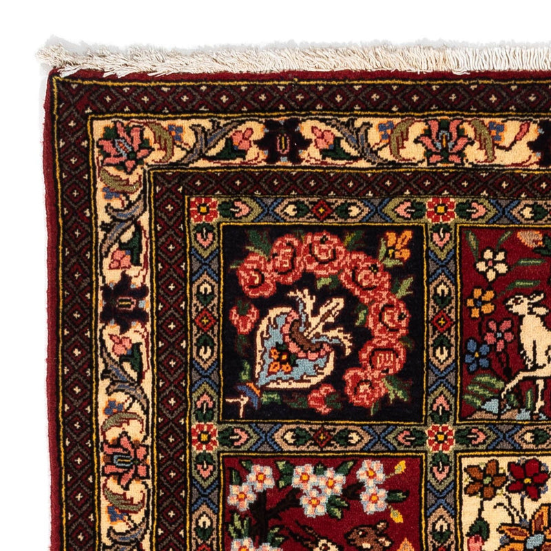 Persisk matta - Nomadic - 160 x 108 cm - mörkröd