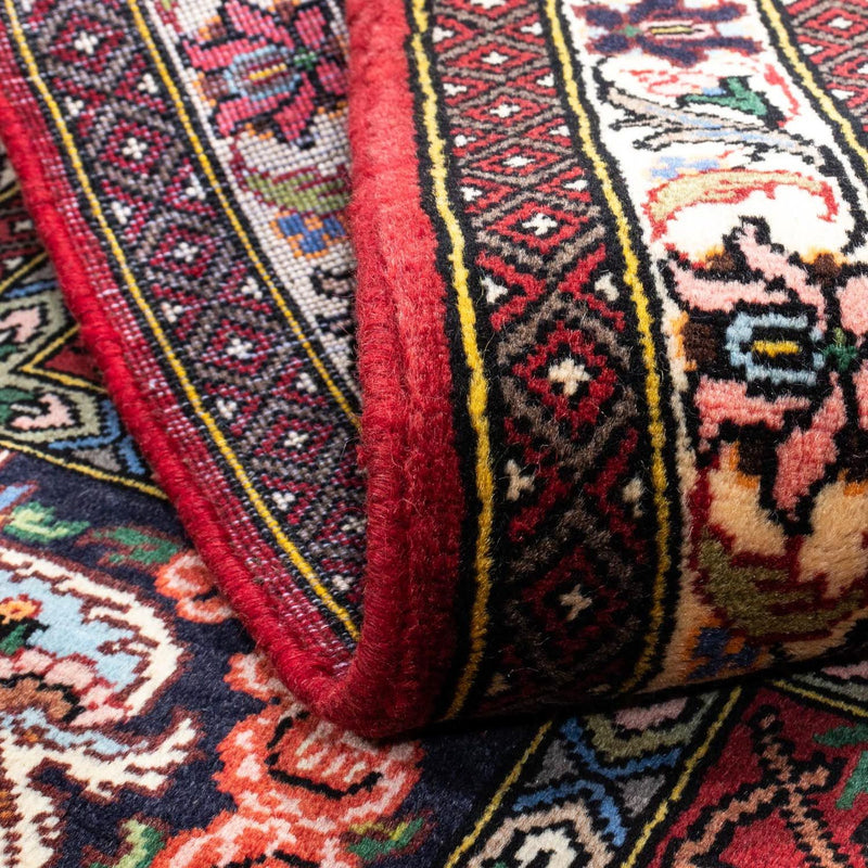 Persisk matta - Nomadic - 160 x 108 cm - mörkröd