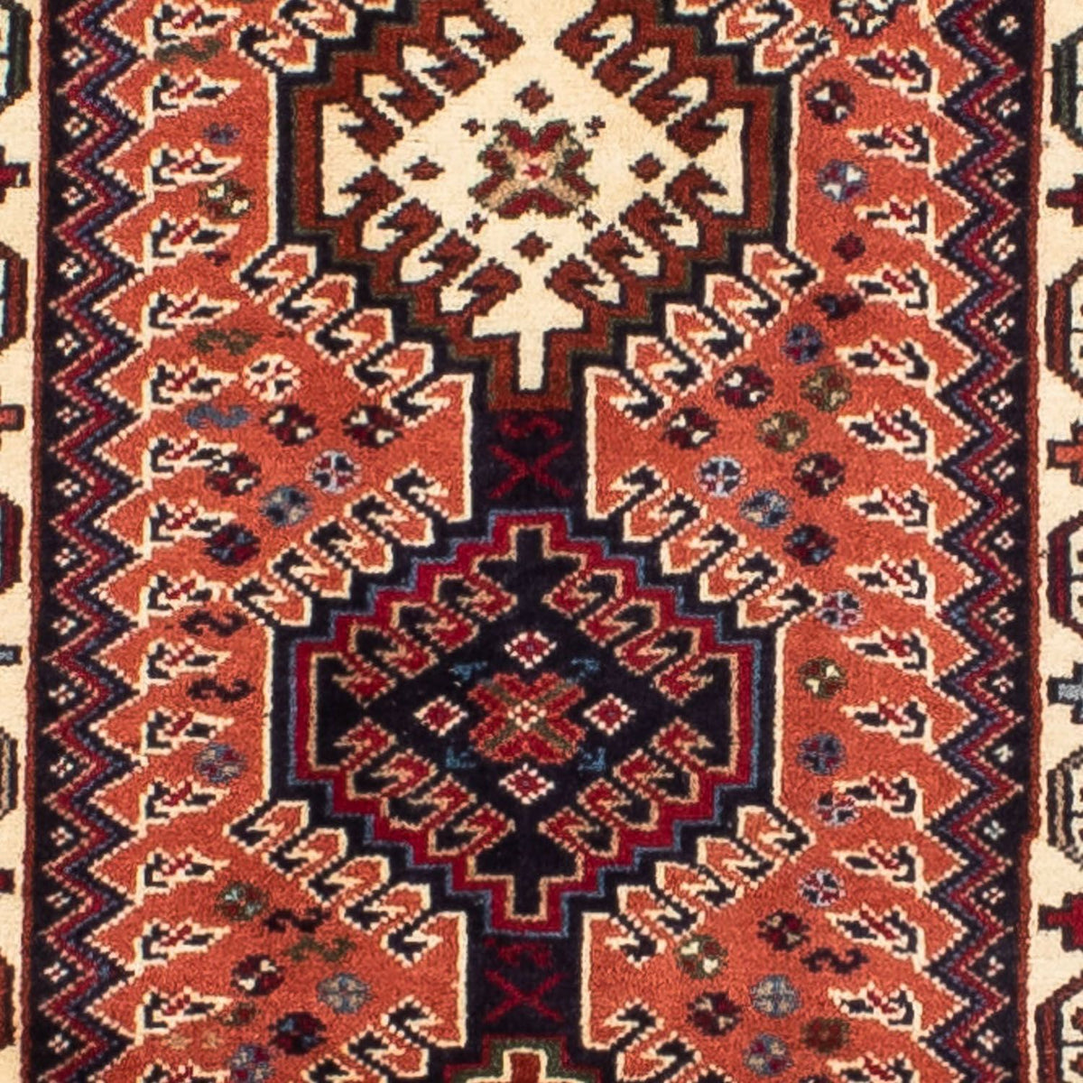 Runner Persisk matta - Nomadic - 380 x 75 cm - ljusröd