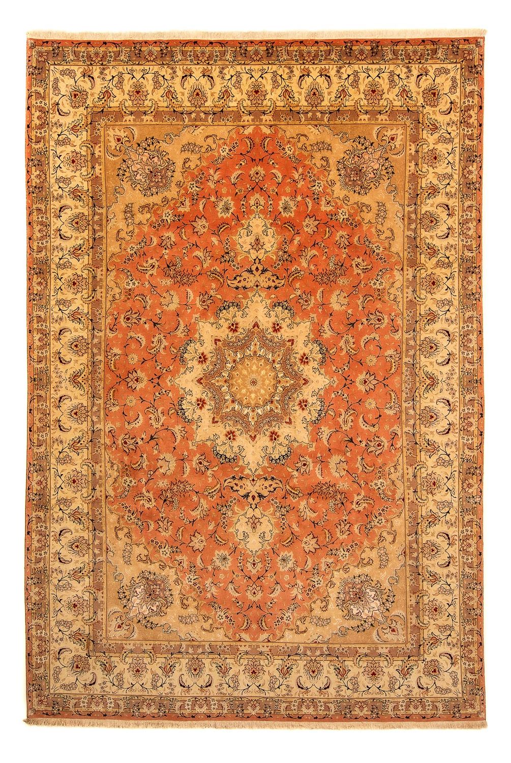 Persisk matta - Tabriz - Royal - 353 x 246 cm - rost
