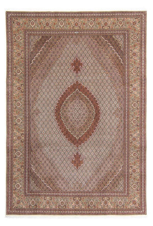 Persisk matta - Tabriz - 358 x 248 cm - ljusbrun