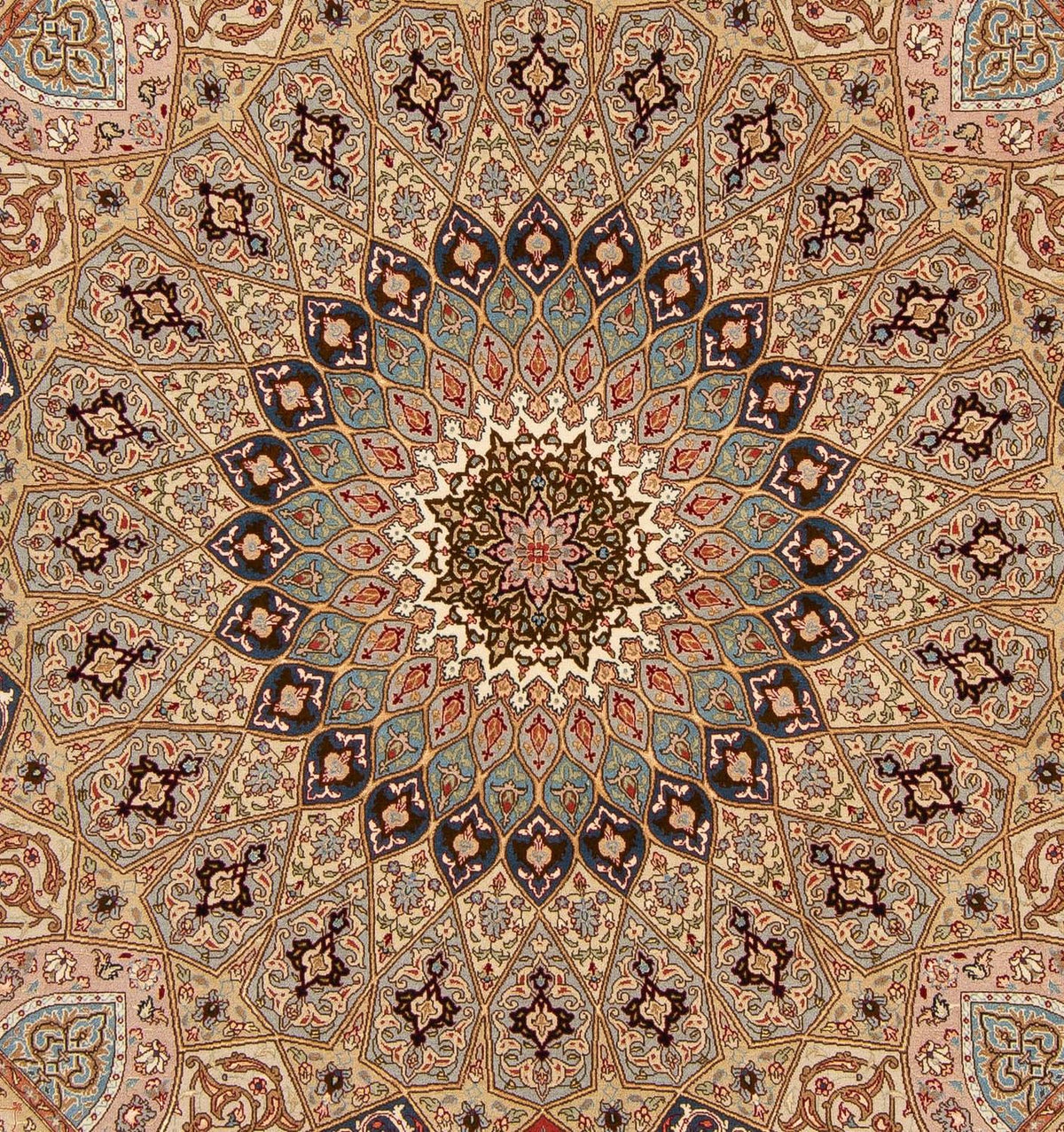 Persisk matta - Tabriz - Royal kvadrat  - 206 x 204 cm - flerfärgad