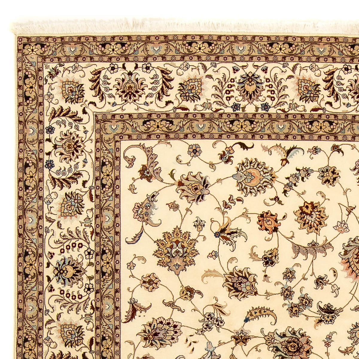 Persisk matta - Tabriz - Royal - 357 x 247 cm - beige