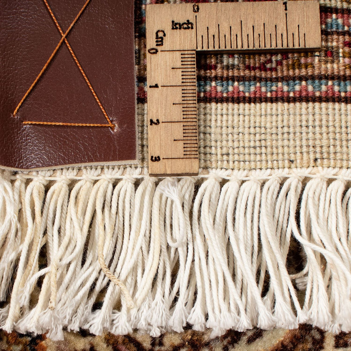 Persisk matta - Tabriz kvadrat  - 251 x 251 cm - ljusbrun