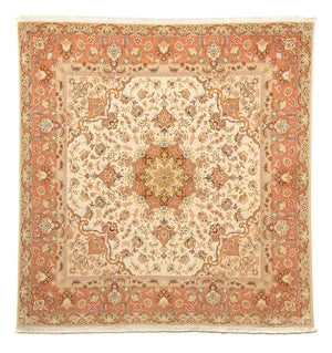 Persisk matta - Tabriz - Royal kvadrat  - 212 x 205 cm - beige